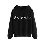 Slogan Graphic Hoodie Autumn and Winter Printing Fleece Lined