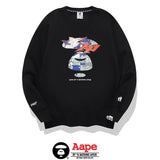 Bape Sweatshirt Camouflage Ape Crew Neck Sweater