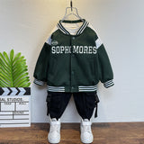Toddler Boys Jackets Boys' Jacket Autumn Baseball Uniform Children