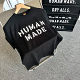 Human Made T-Shirt Slub Cotton Couple Loose T-shirt