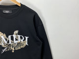 Amiri Hoodie Amiri Eagle Letter Print Terry Sweater