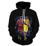 In Memory of Kobe Hoodie Commemorative Kobe3d Printed Hood Sweatshirt