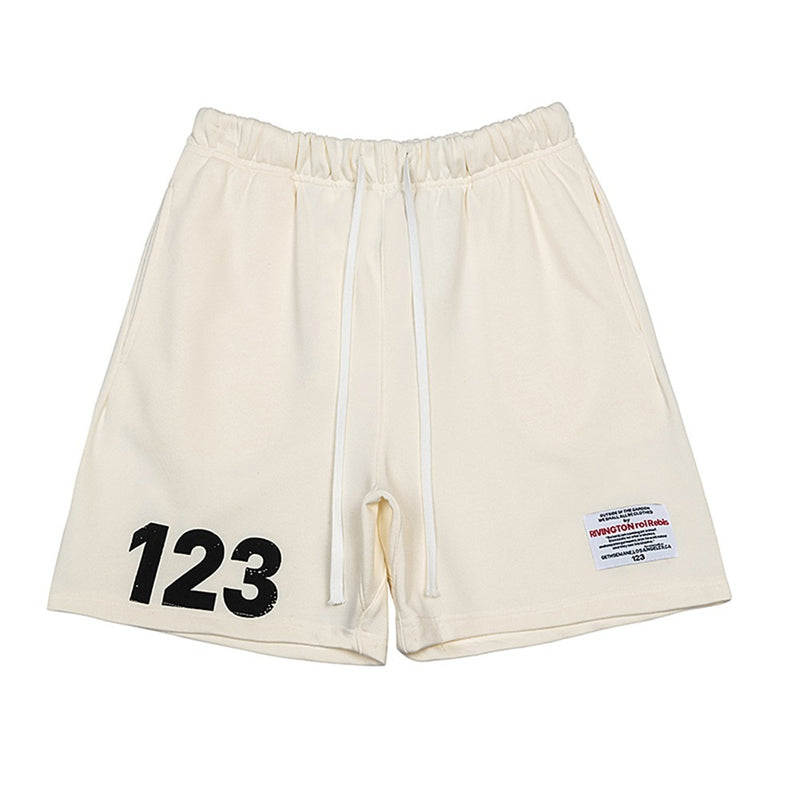 Rrr123 Shorts Three-Dimensional Printing Heavy Shorts Loose