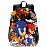 Shadow Backpack Sonic Schoolbag for Elementary School Students