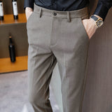 Men Trousers Autumn and Winter Thick Men's Woolen Casual Pants Trousers