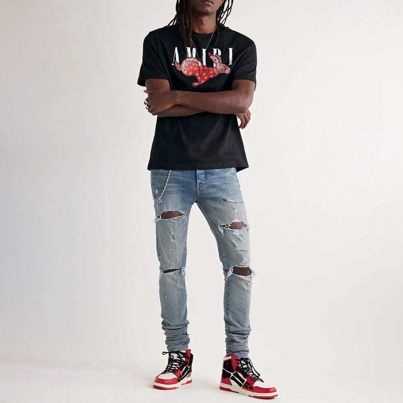 Amiri T Shirt Short Sleeve T-shirt Blouse Summer