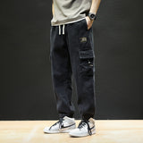 Men Cargo Pants Workwear Pants Men's Spring Loose Casual Trousers