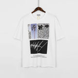 Cavempt Ce Life Cavempt Coconut Tree Discharge Print Men and Women Short Sleeve