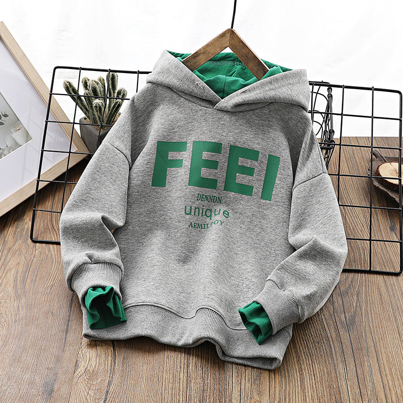 Children Hoodie Sweatshirts Boys Sports Hoodie Loose