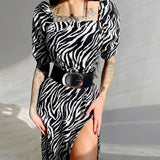 Women Bohemian Dress Women's Spring and Summer Sexy Dress