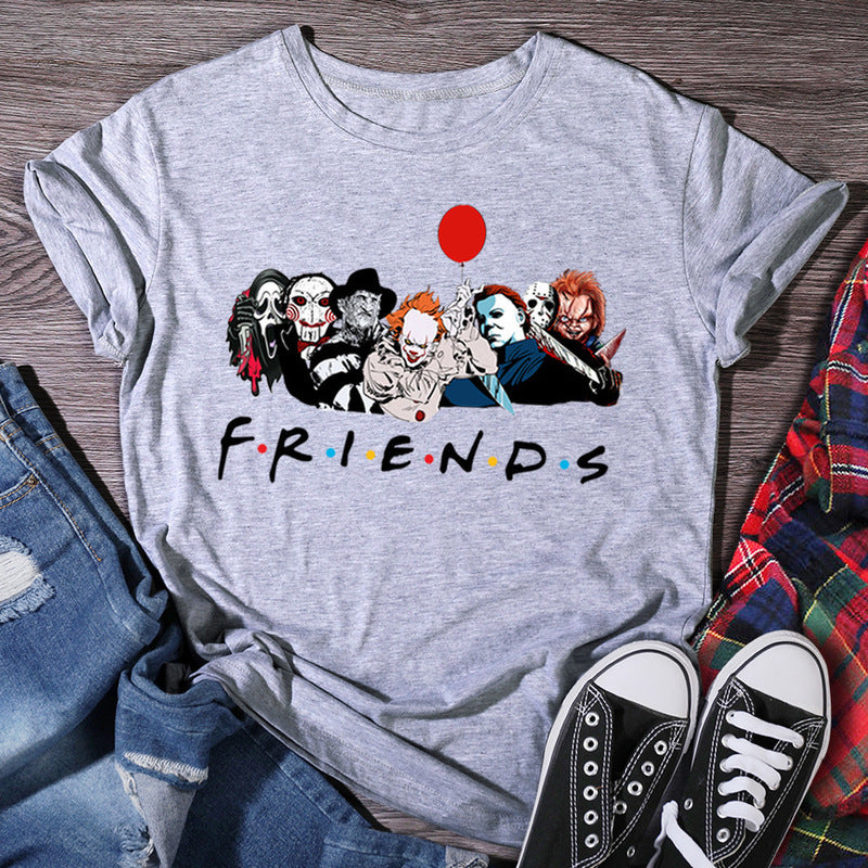 Friends Joey T Shirt Female Wish Short Sleeve T-shirt Female