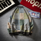 Corduroy Patch Jacket Fall Winter Men Fashion Jacket Coat