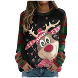 Black Christmas Sweater Fall/Winter Women's Sweater