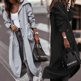 Women Coat Fd678 Autumn and Winter Leisure Turn-down Collar Coat