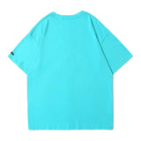 Men's T Shirt Summer Casual Tops Cartoon Rice Pink Printed Short Sleeve T-shirt Men's round Neck Half Sleeve Trendy Loose Half Sleeve T-shirt