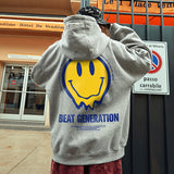 Smiley Face Hoodie Hooded Sweater Men's Couple's Shirts Tide