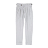 Men Trousers Striped Suit Pants