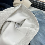 Harvard Sweatshirt Vintage Color Matching Letter Crew Neck Loose Sweater