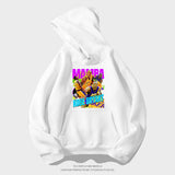 In Memory of Kobe Hoodie Black Mamba Kobe No. 24 Hooded Sweater Commemorative Loose Large Size