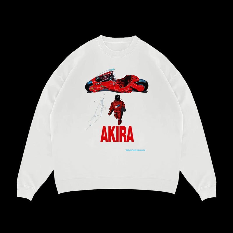 Akira Sweatshirt Vintage Anime Akira Illustration Ins Long Sleeve Sweater