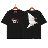Rrr123 T-shirt Peace Dove Printed Hip Hop Loose T-shirt Summer