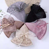 Straw Hat Summer Sun Hat Crocheted Weaving Hollow Hat