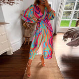 Women Exotic Dresses Lapel Dress