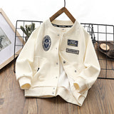 Children Baseball Jacket Boys' Baseball Jacket Outer Casual Jacket