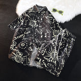 Men's Shirts Summer Men's Loose Casual Large Size Short Sleeve Men's Clothing