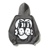 Chito Dog Print Hoodie Autumn and Winter Graffiti Printed Hoodie