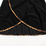 Burkini Muslim Swimwear Printed Swimsuit Three-Piece Set