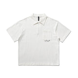 2022 Summer Man Outfits Lapel Short Sleeve