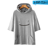 Dreamwastaken Novelty Hoodies Dream Merch Shirt Loose Print Fashion Loose Hooded T-shirt Short Sleeve Top