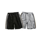 Men Shorts Stripes Casual Working Pants