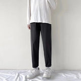 Men Suit Pants Wide Leg Pants