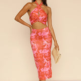 Body Fitting Dresses Summer Sexy Printed Dress