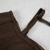 Emily Ratajkowski Dress Long Sleeve Tube Top Sexy Spaghetti Straps Knitted Dress