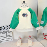 Toddler Boys Jackets Boys' Jacket Autumn Children's Baseball Uniform