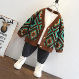 Toddler Boys Jackets Kids' Coat Knitted Thin Cardigan Sweater