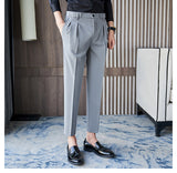 Men Trousers Casual Suit Pants Thin Men's Pants