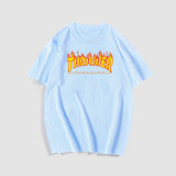 Thrasher T Shirt Thrasher Flame Leisure Sports T Shir Summer