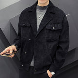 Men's Shirts Lapel Corduroy Leisure Suit Coat Jacket