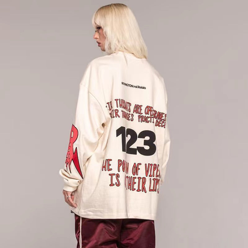Rrr123 Sweatshirt Python Puff Print round Neck