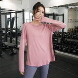 Anti Sweat Clothing Patchwork Top Long Sleeve
