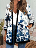 Beth Dutton Outfits Women's Autumn and Winter Personalized Printed Cardigan Casual Jacket
