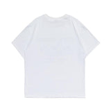 Men T Shirt Summer Casual Tops Men's Clothes Summer Wear Vintage Men's round Neck Short Sleeve Casual Loose Cartoon Bear Printed T-shirt