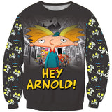 The Simpsons Sweatshirts Simpsons 3D Printed Crew Neck Sweatshirt