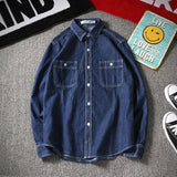 Denim Shirts Spring and Autumn Denim Shirt Jacket