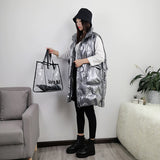 Women Winter Coats Puffer down Vest down Vest Fashion Sleeveless Vest Jacket