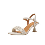 Nude Wide Fit Block Heels